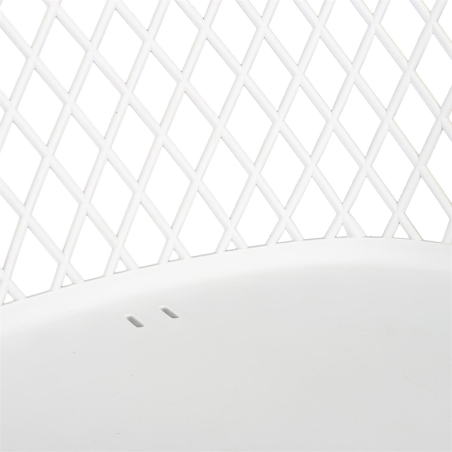 Lot De 4 Fauteuils Extérieur Malaga Blanc Home Deco Factory