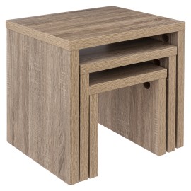 Lot De 3 Tables Gigognes Beige Atmosphera 2