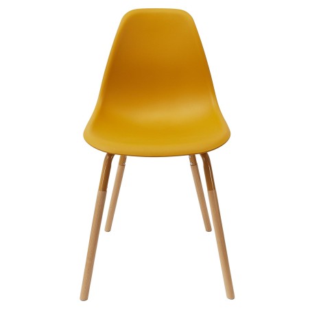 Lot De 4 Chaises Phenix Ocre Home Deco Factory