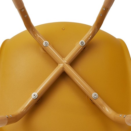 Lot De 4 Chaises Phenix Ocre Home Deco Factory