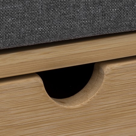 Banc Range Chaussures 2 tiroirs Bambou Five
