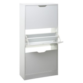 Meuble Range Chaussures 3 Tiroirs Blanc Five 2