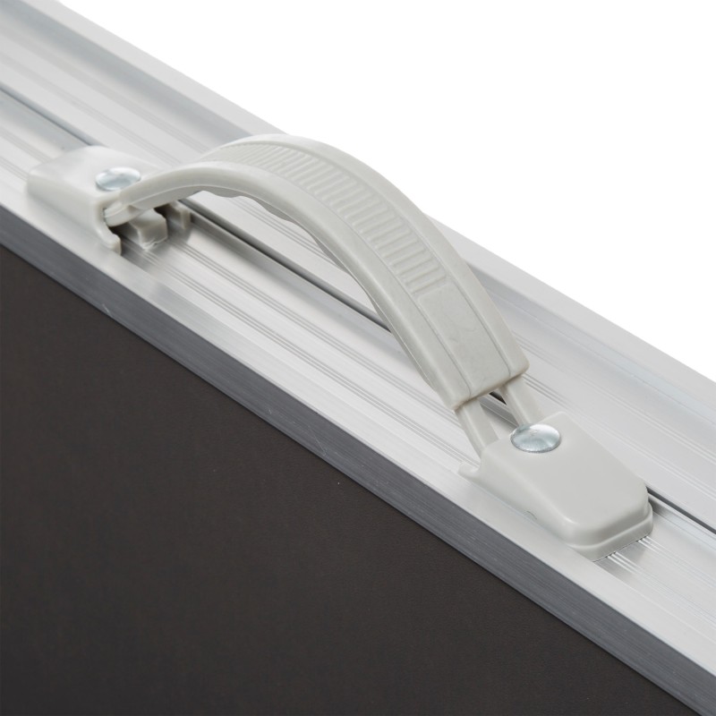 Ensemble Table Pliante Avec 4 Tabourets Gris Intex