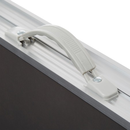 Ensemble Table Pliante Avec 4 Tabourets Gris Intex