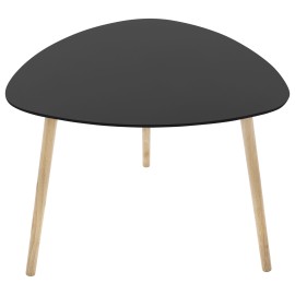 Lot De 3 Tables De Café Mileo Noir Atmosphera 2