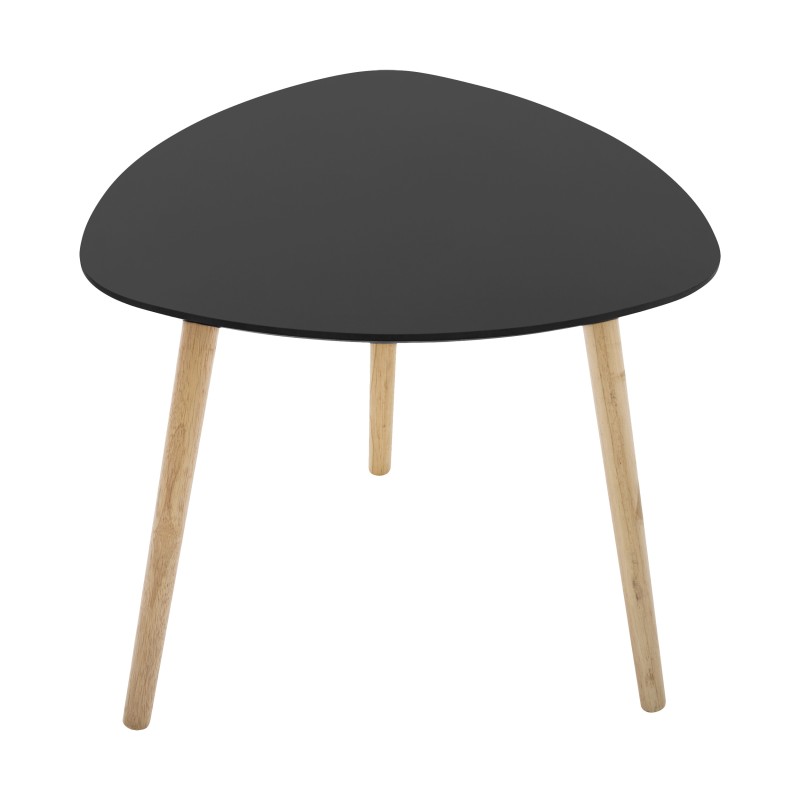 Lot De 3 Tables De Café Mileo Noir Atmosphera