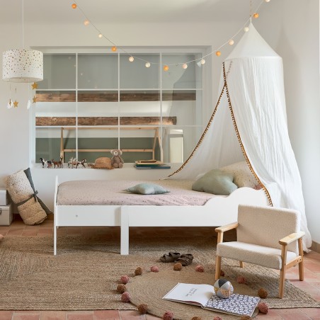 Lit Évolutif Enfant Nuage 90x140/190 Atmosphera