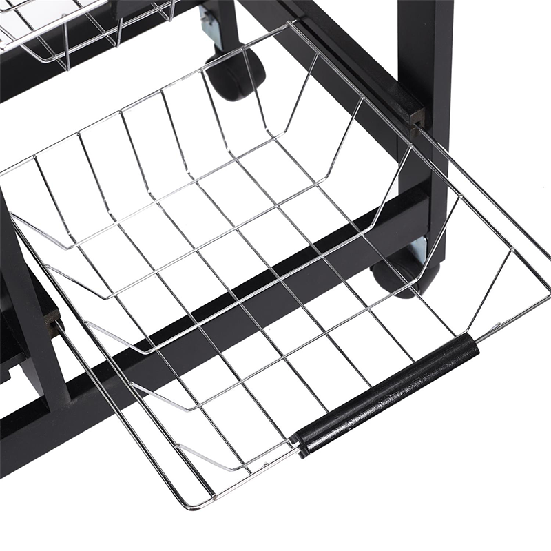 Desserte A Roulettes Bistrot Noir Home Deco Factory