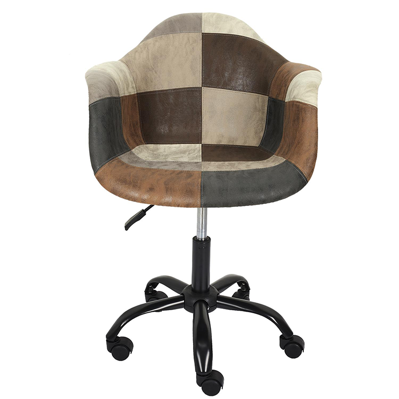Fauteuil De Bureau Patchwork PU Home Deco Factory