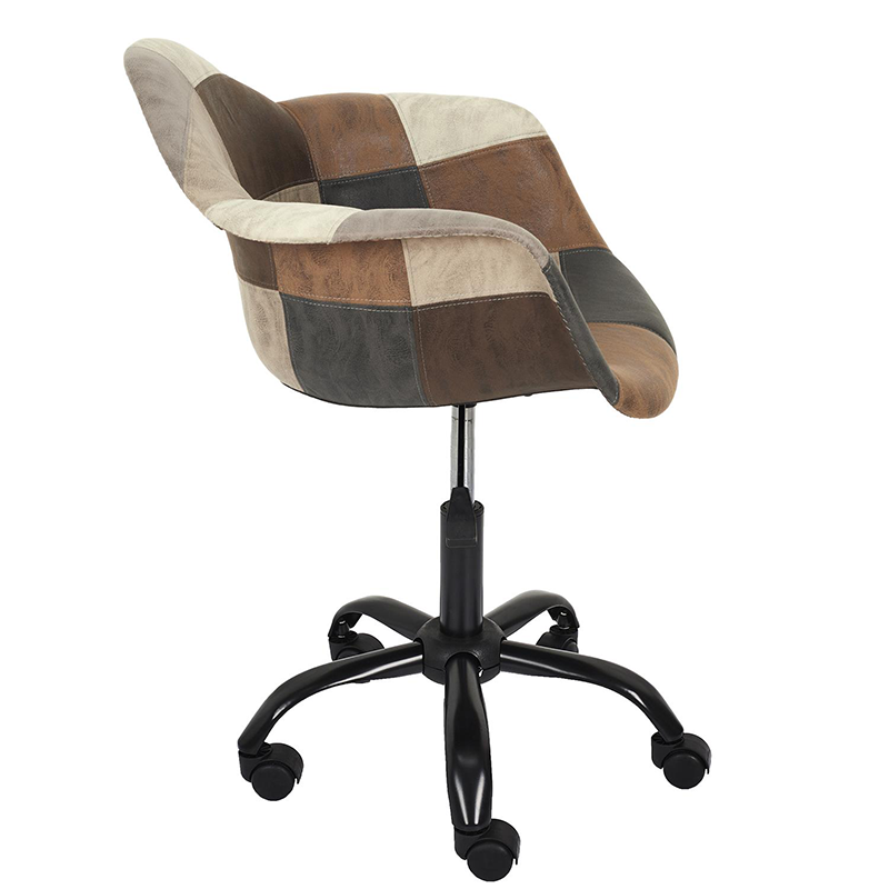 Fauteuil De Bureau Patchwork PU Home Deco Factory