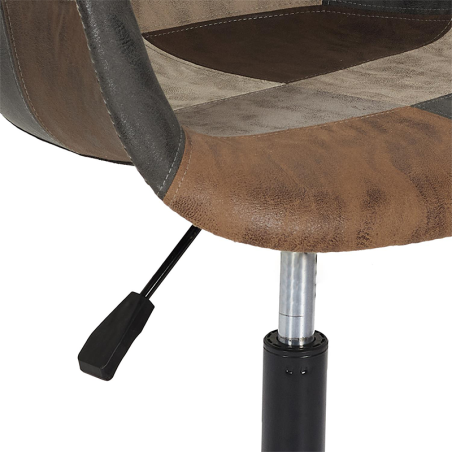 Fauteuil De Bureau Patchwork PU Home Deco Factory