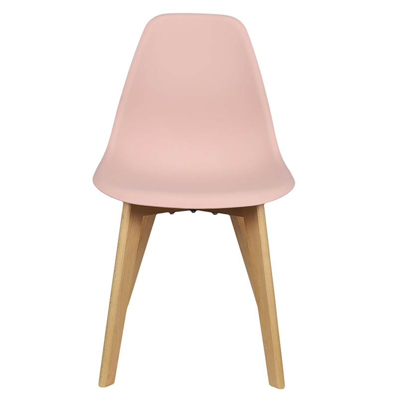 Chaise Scandinave Coque Rose Poudre Home Deco Factory