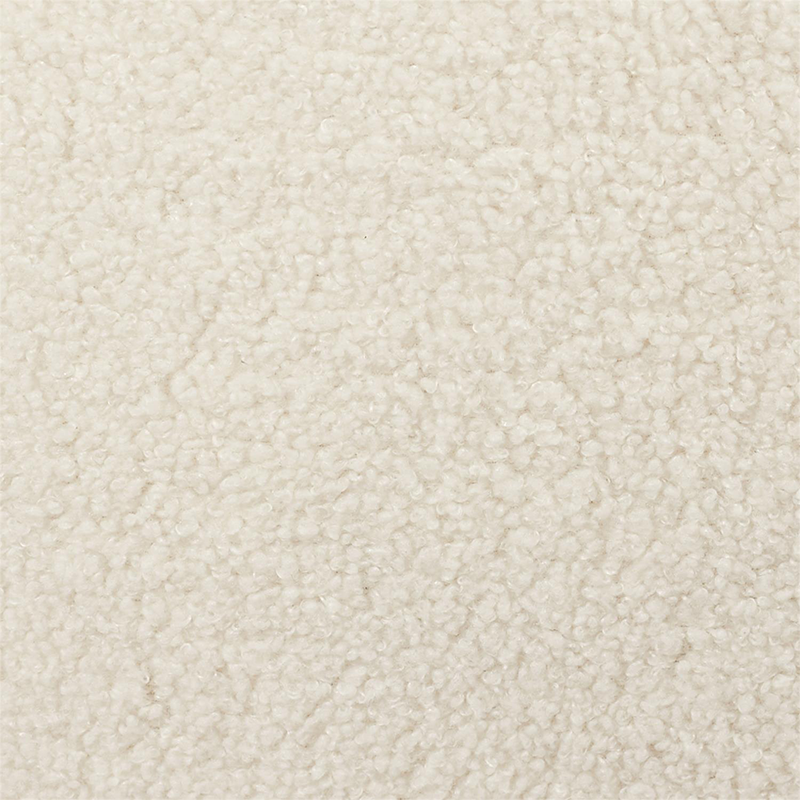 Fauteuil Bouclette Erika Blanc Home Deco Factory