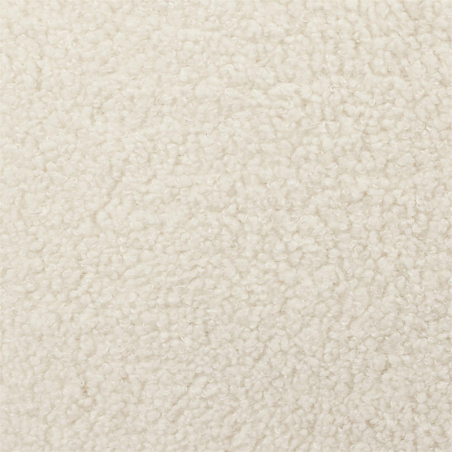 Fauteuil Bouclette Erika Blanc Home Deco Factory