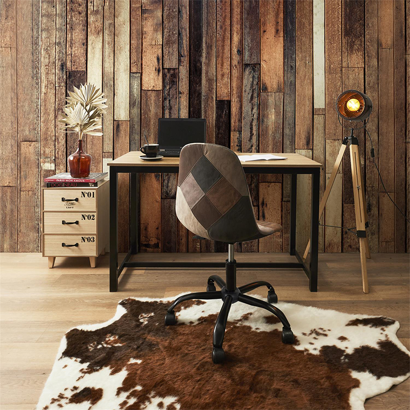 Chaise De Bureau Patchwork PU Home Deco Factory