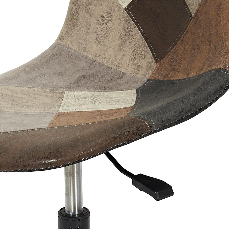 Chaise De Bureau Patchwork PU Home Deco Factory