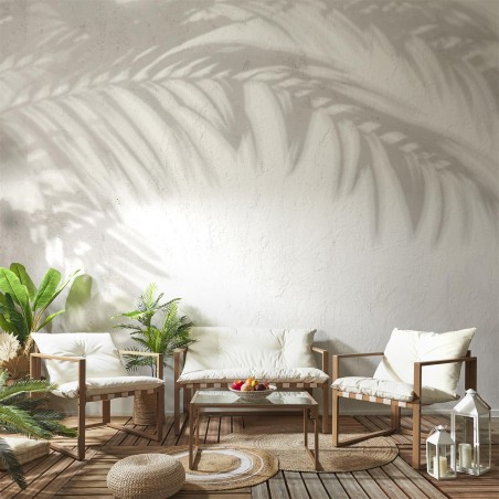 Salon de jardin Cagliari 4 pcs Blanc Home Deco Factory