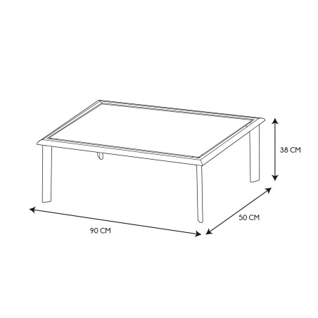 Salon de jardin Naxos Gris Home Deco Factory