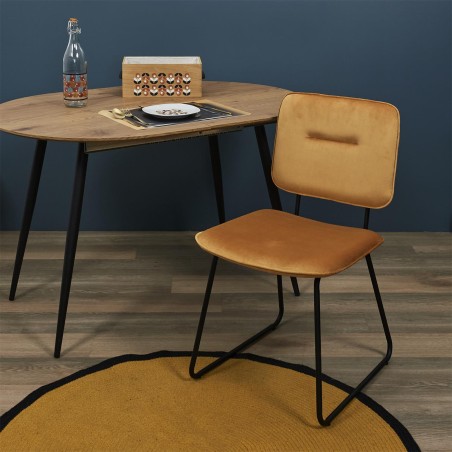 Table De Diner Extensible Marron Home Deco Factory