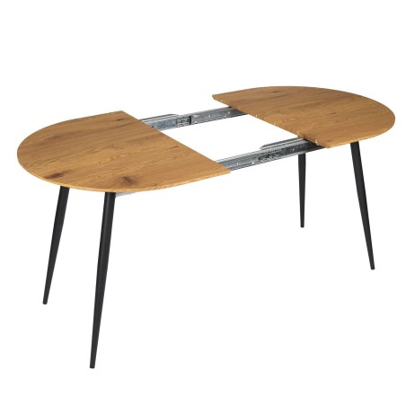 Table De Diner Extensible Marron Home Deco Factory
