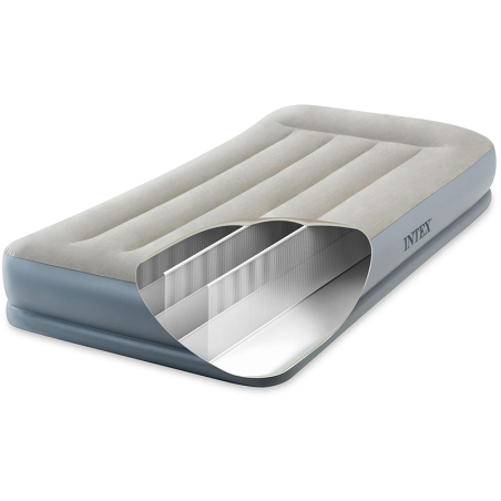 Matelas Gonflable Mid Rise 1 Place Eléctrique Fiber Tech Intex