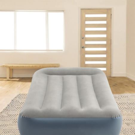 Matelas Gonflable Mid Rise 1 Place Eléctrique Fiber Tech Intex