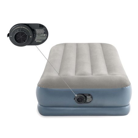 Matelas Gonflable Mid Rise 1 Place Eléctrique Fiber Tech Intex
