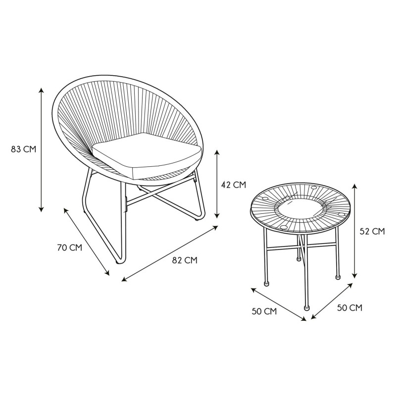 Salon De Jardin San Marco Beige Home Deco Factory