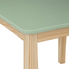 Table Carré Classic Verte Atmosphera For Kids 2