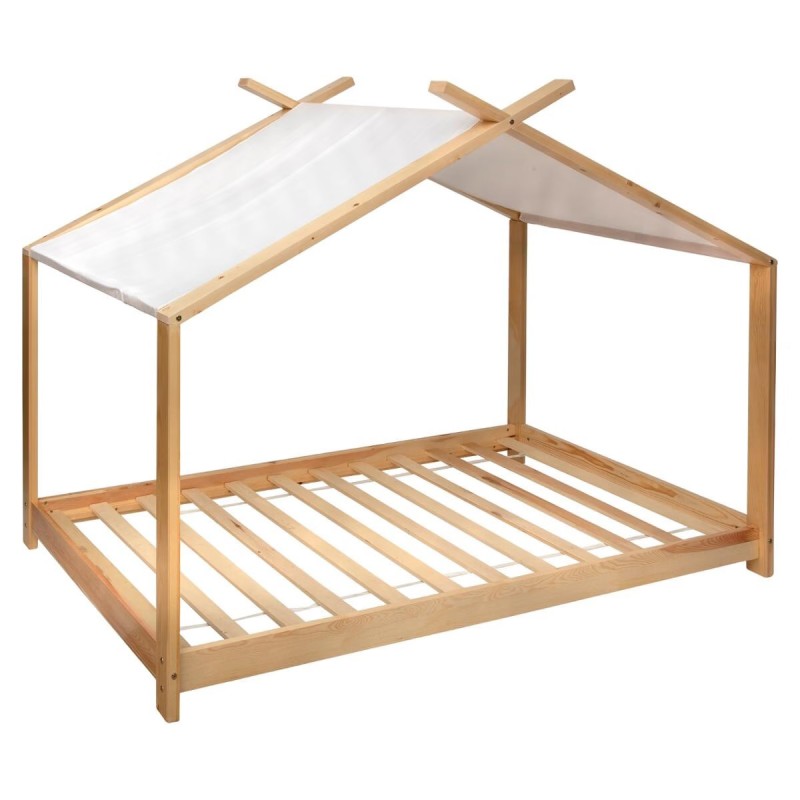Lit Tente Nuage Magique Beige 90x190 cm - Laïba Kids