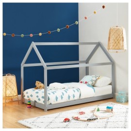Lit Cabane Royaume Des Rêves Gris 90x190 cm - Laïba Kids 2
