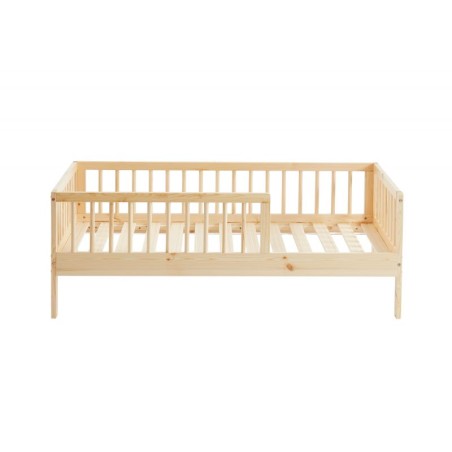 Lit Enfant Nid Douillet Pin Massif Beige 70x140 Laïba Kids