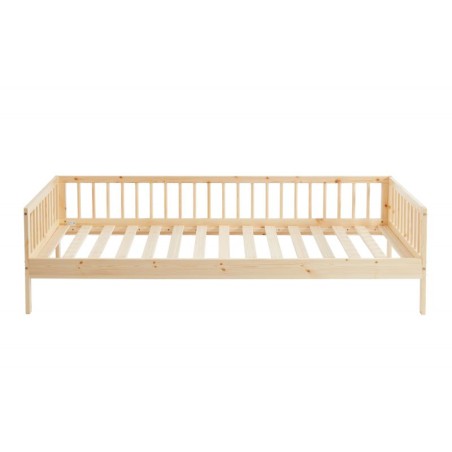 Lit Enfant Nid Douillet Pin Massif Beige 90x190 Laïba Kids