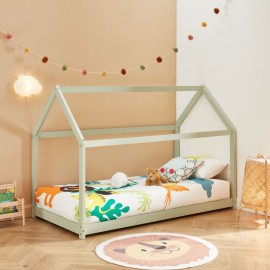 Lit Cabane Royaume Des Rêves 90x190 Cm Vert Laïba Kids 2