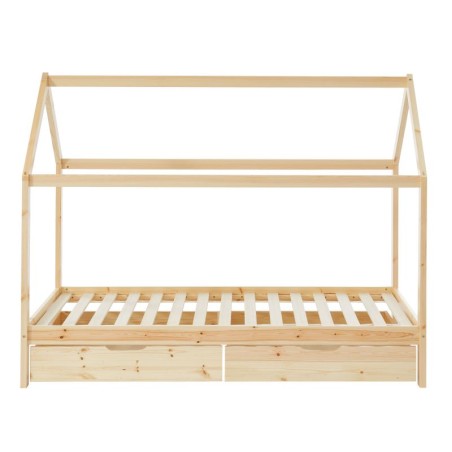 Lit Cabane Avec Tiroirs Petit Paradis Naturel 90x190 Laïba Kids