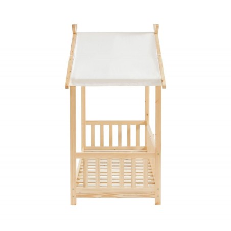 Lit Enfant Tente Des Étoiles Beige 70x140 Sommier Inclus - Laïba Kids