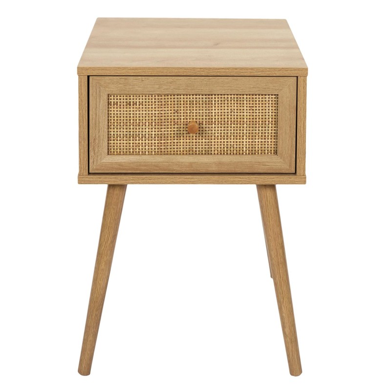 Chevet Bali 1 Tiroir Beige Home Deco Factory