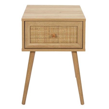 Chevet Bali 1 Tiroir Beige Home Deco Factory