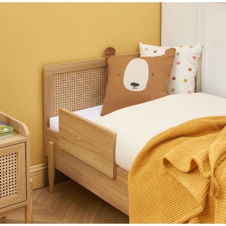 Lit Enfant Refuge Magique Cannage Rotin Beige 70x140 - Laïba Kids