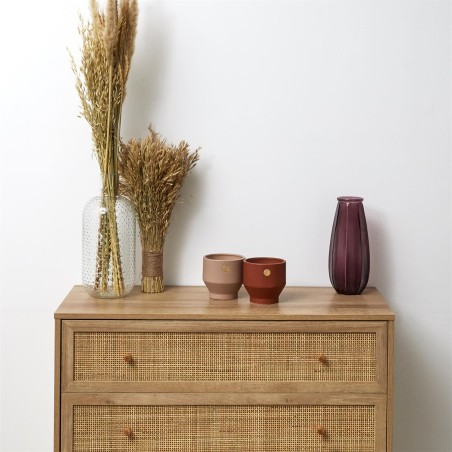 Commode 3 Tiroirs Bali Beige Home Deco Factory