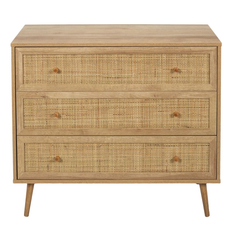 Commode 3 Tiroirs Bali Beige Home Deco Factory