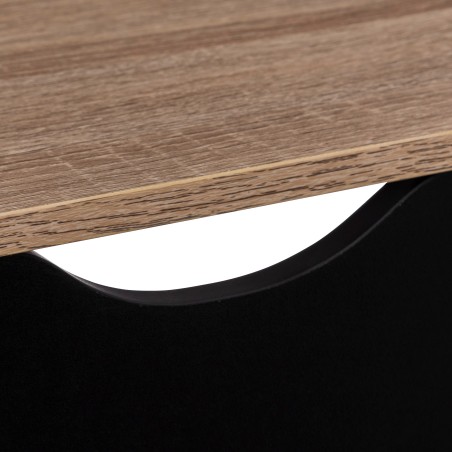 Range Chaussures 3 Tiroirs Noir Beige Five