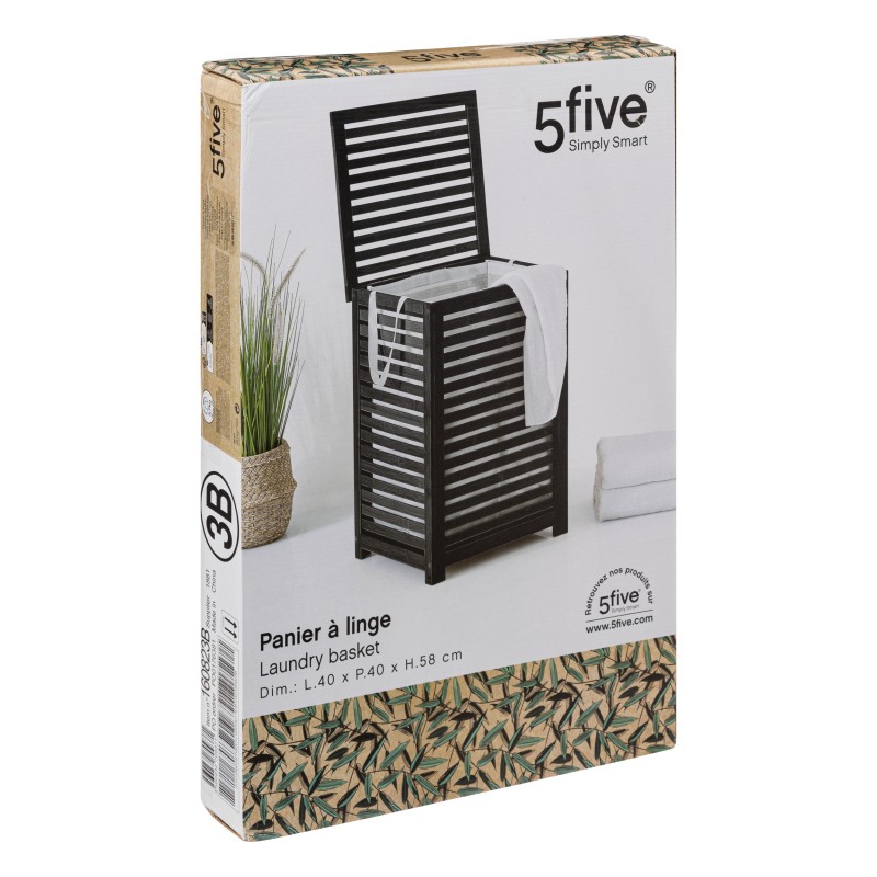 Panier À Linges 65L Noir Five