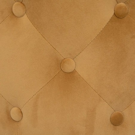 Pouf Velours Adriana Ocre Atmosphera