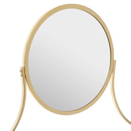 Coiffeuse En Verre Artificiel Doré Atmosphera