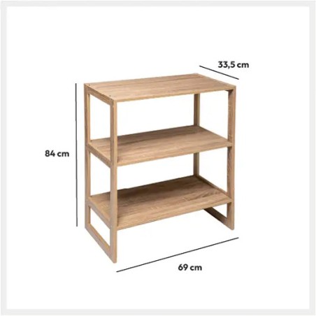 Etagère 4 Cases Empilable Mix Beige Five