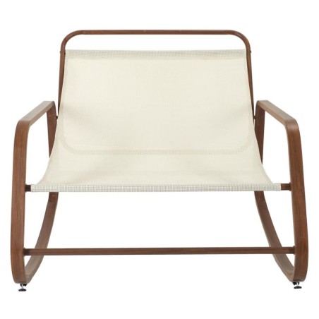 Fauteuil à bascule Miami imitation bois Home Deco Factory