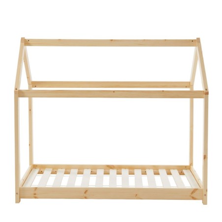 Lit Cabane des Rêveries Beige 70x140 Sommier Inclus - Laïba Kids