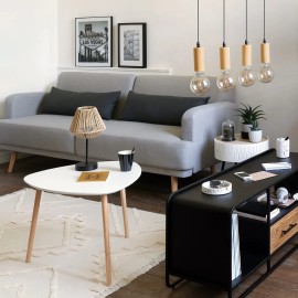 Table Café Mileo Blanche Atmosphera 2