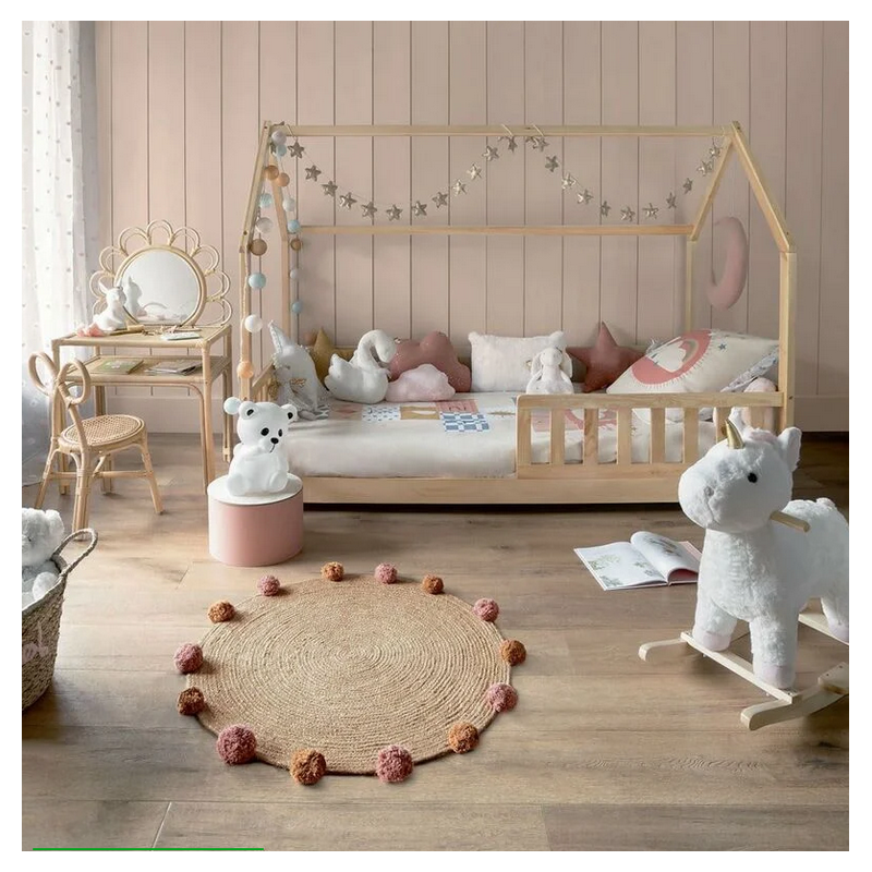 Lit cabane enfant 90 x 190 cm Sans MATELAS